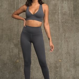Flexxfit luxe leggings, steel gray
